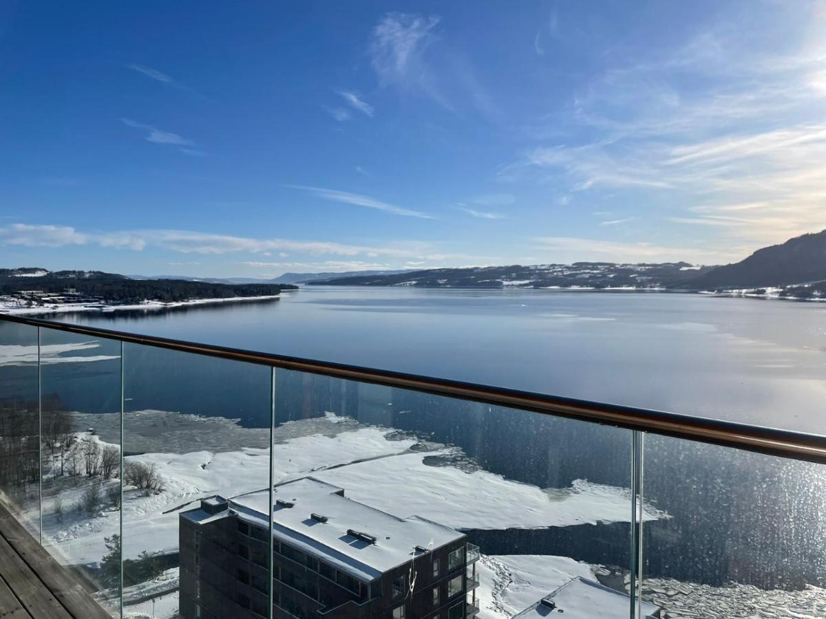 Mjos Tower Suite - Lovely Lake View Brumunddal Exteriér fotografie