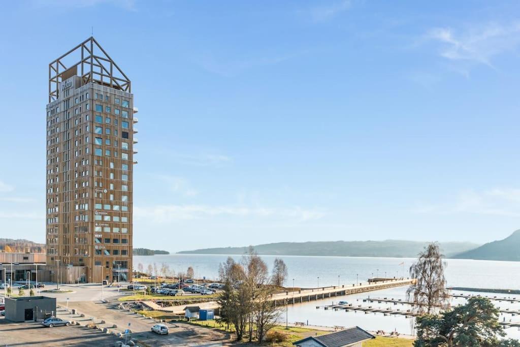 Mjos Tower Suite - Lovely Lake View Brumunddal Exteriér fotografie