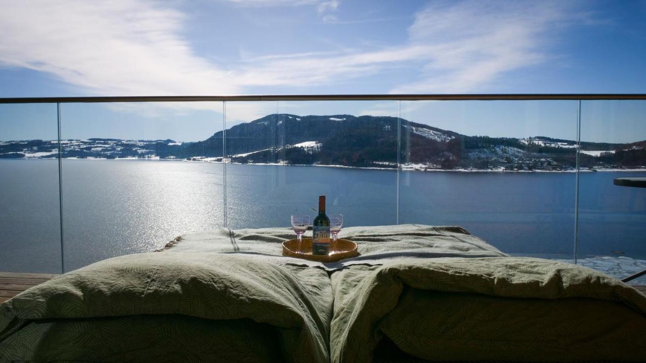 Mjos Tower Suite - Lovely Lake View Brumunddal Exteriér fotografie
